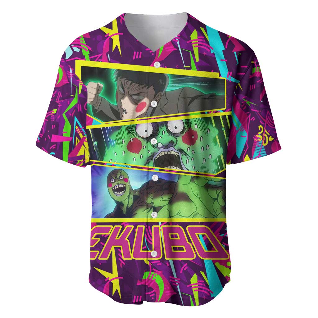 Ekubo - Mob Psycho 100 Baseball Jersey Anime Style