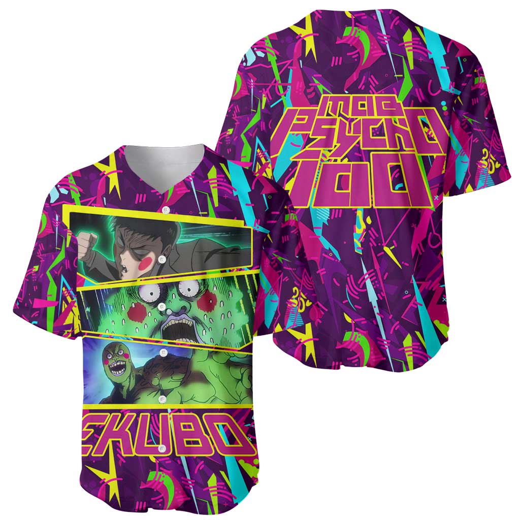 Ekubo - Mob Psycho 100 Baseball Jersey Anime Style