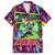 Ekubo - Mob Psycho 100 Family Matching Short Sleeve Bodycon Dress and Hawaiian Shirt Anime Style