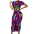 Ekubo - Mob Psycho 100 Family Matching Short Sleeve Bodycon Dress and Hawaiian Shirt Anime Style