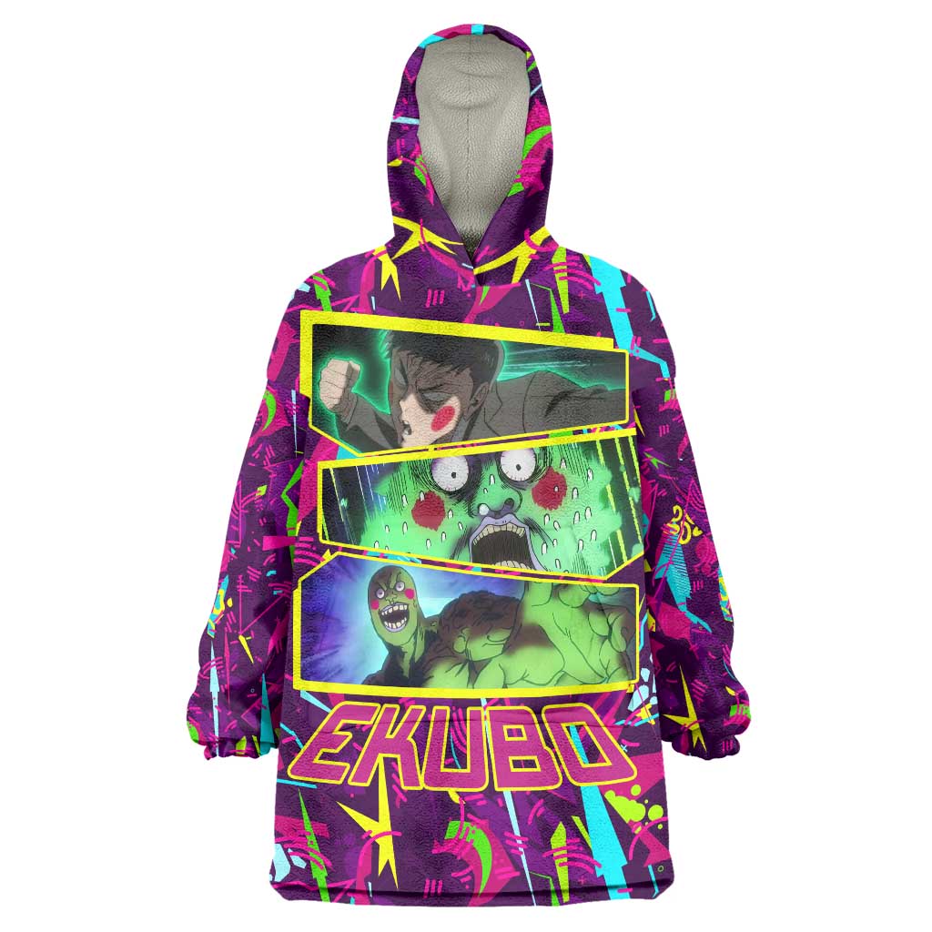 Ekubo - Mob Psycho 100 Wearable Blanket Hoodie Anime Style