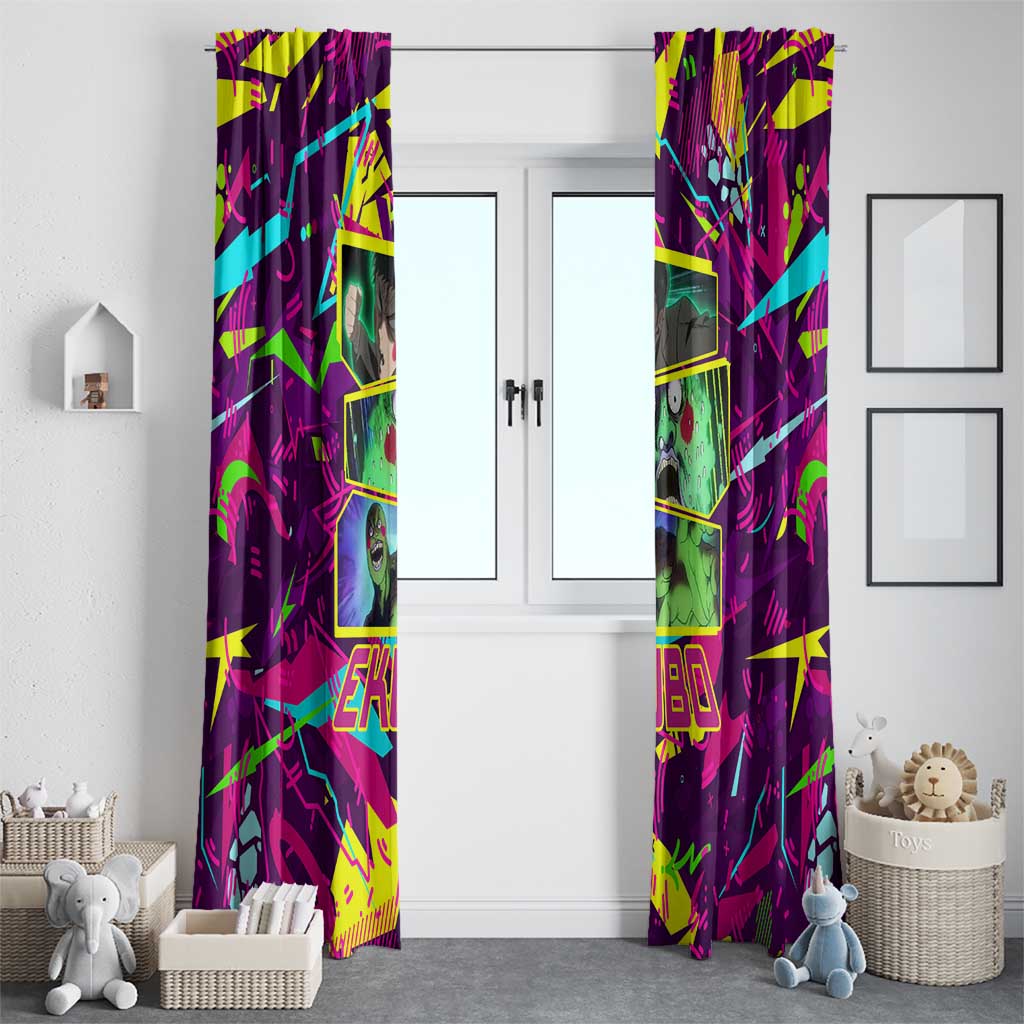 Ekubo - Mob Psycho 100 Window Curtain Anime Style