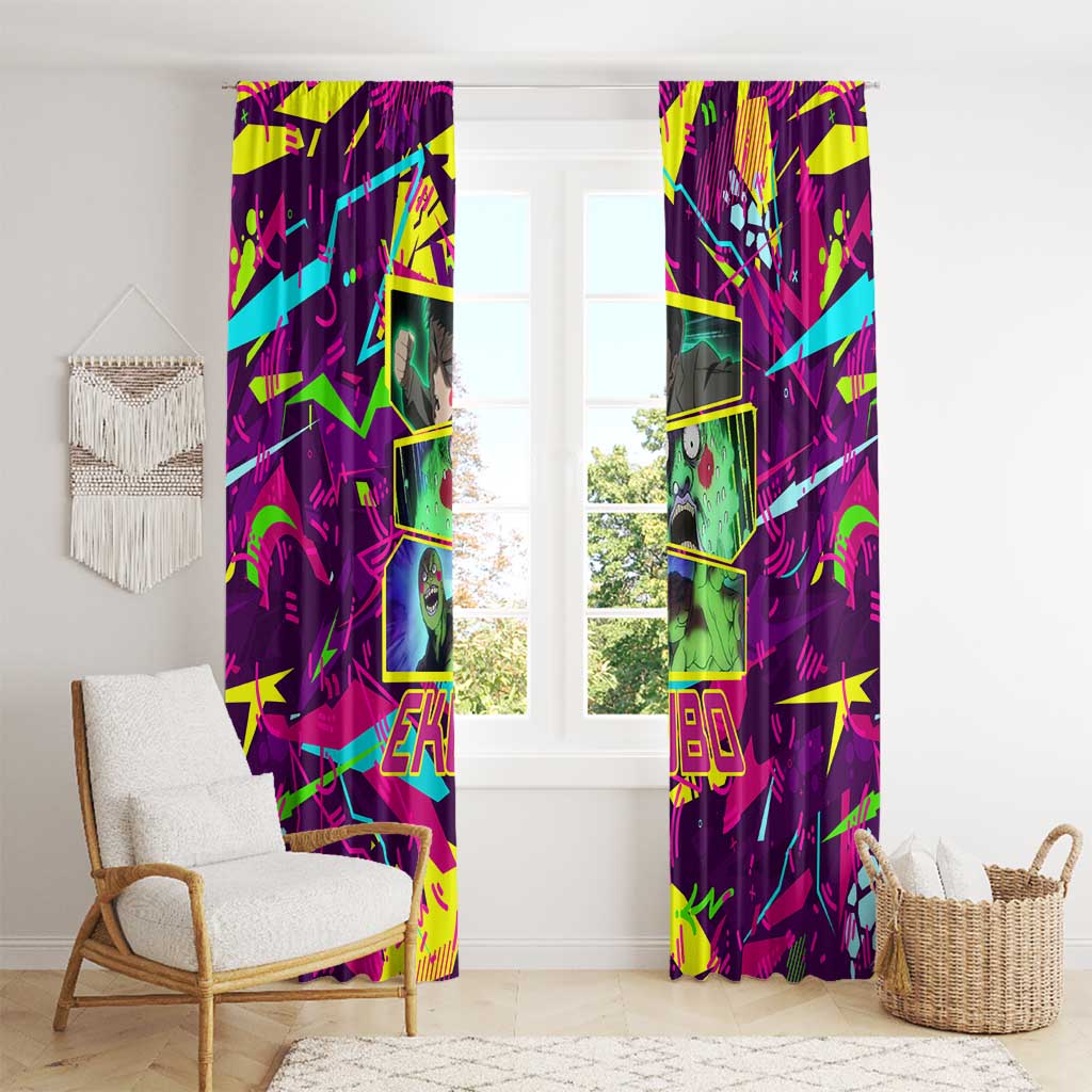 Ekubo - Mob Psycho 100 Window Curtain Anime Style