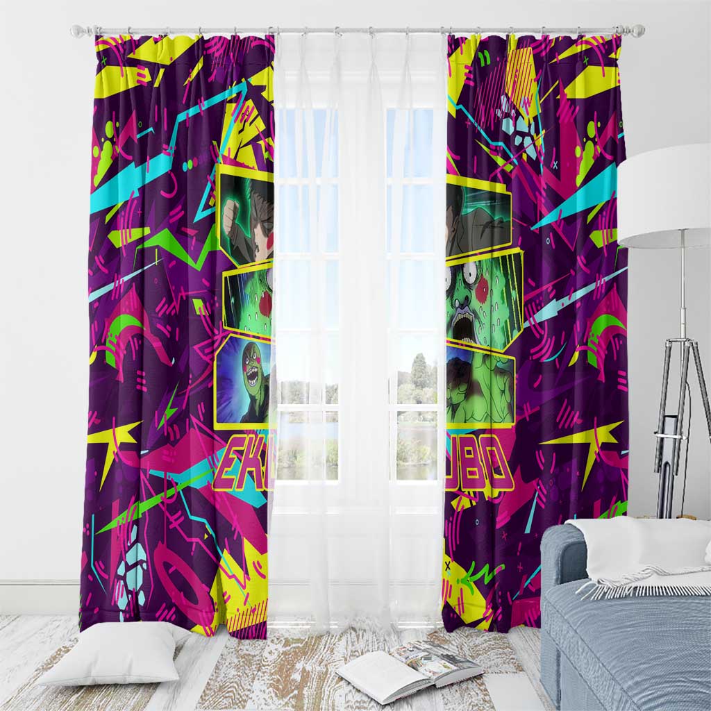 Ekubo - Mob Psycho 100 Window Curtain Anime Style
