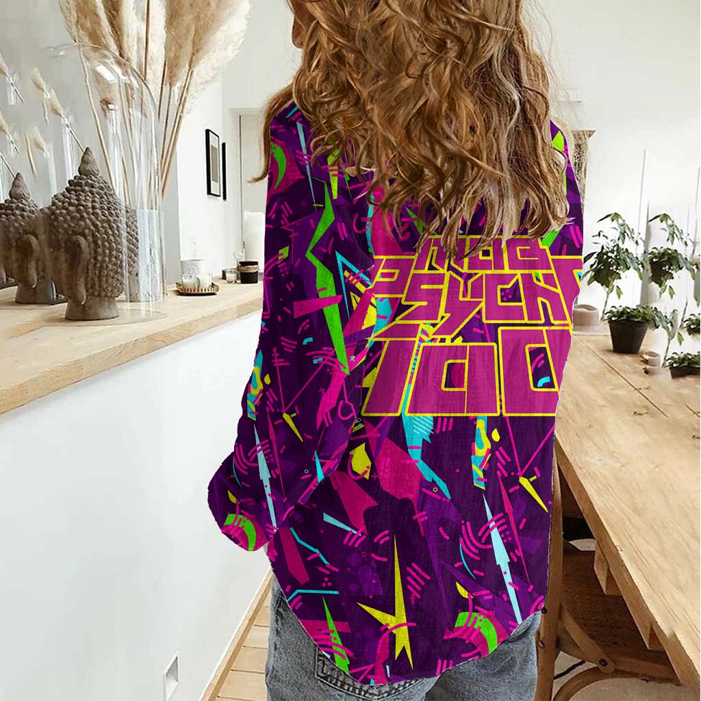 Ekubo - Mob Psycho 100 Women Casual Shirt Anime Style