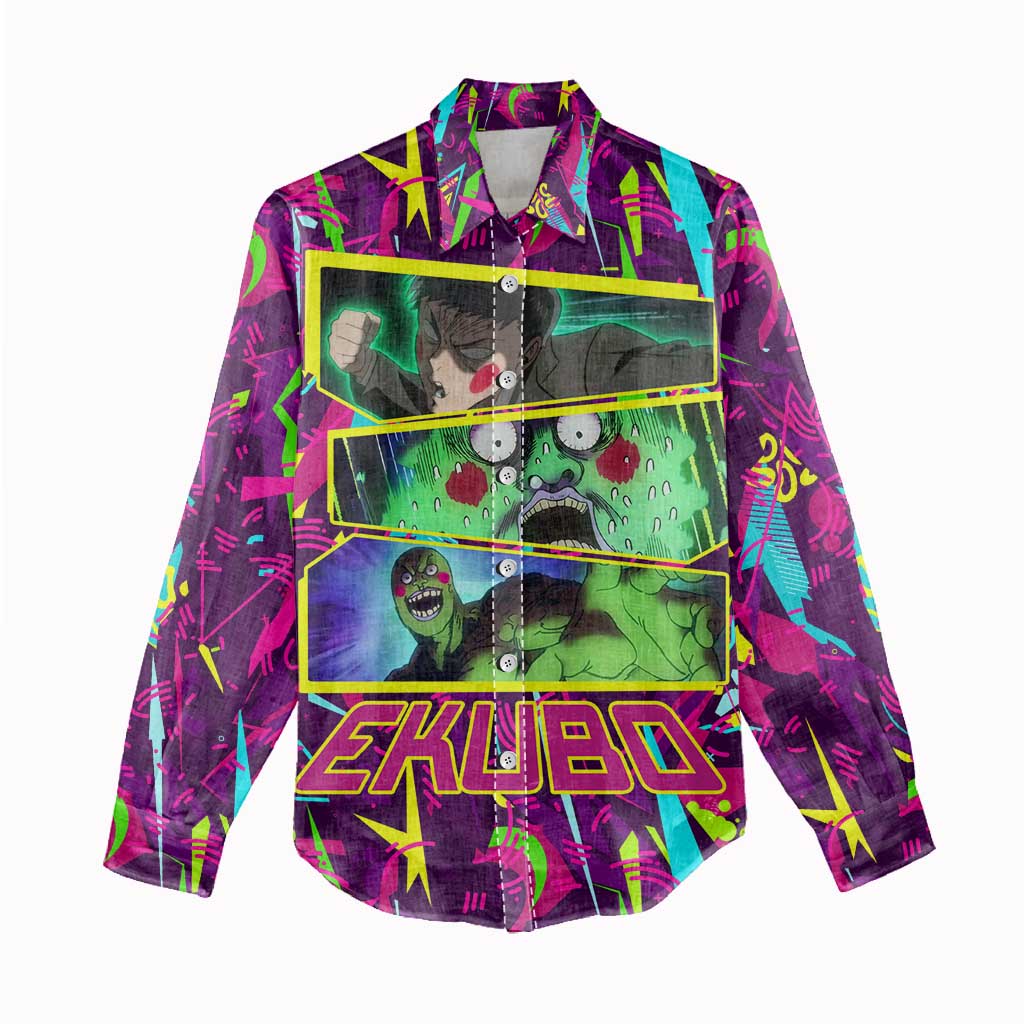Ekubo - Mob Psycho 100 Women Casual Shirt Anime Style