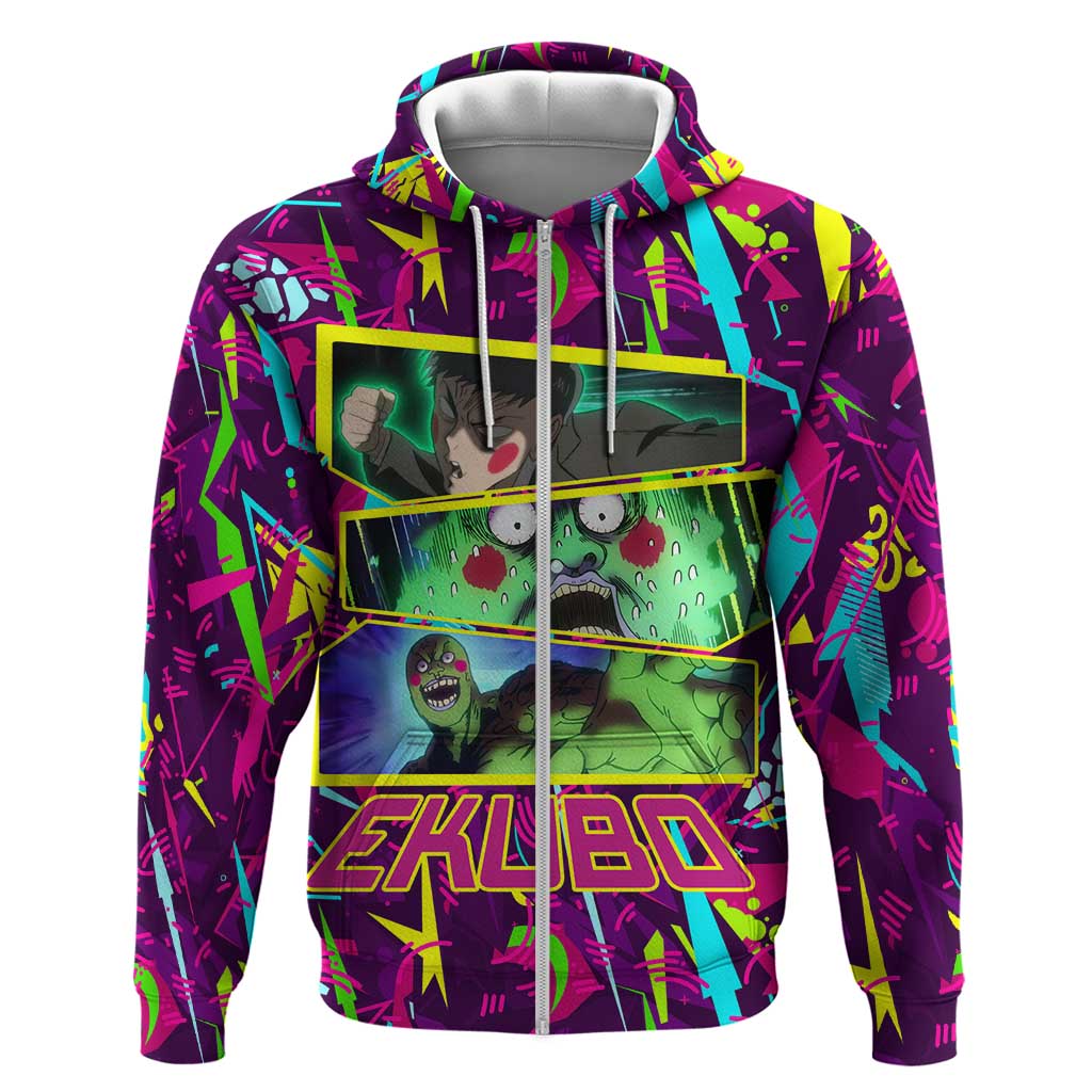 Ekubo - Mob Psycho 100 Zip Hoodie Anime Style