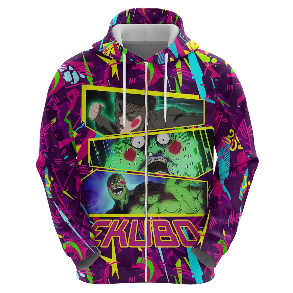 Ekubo - Mob Psycho 100 Zip Hoodie Anime Style