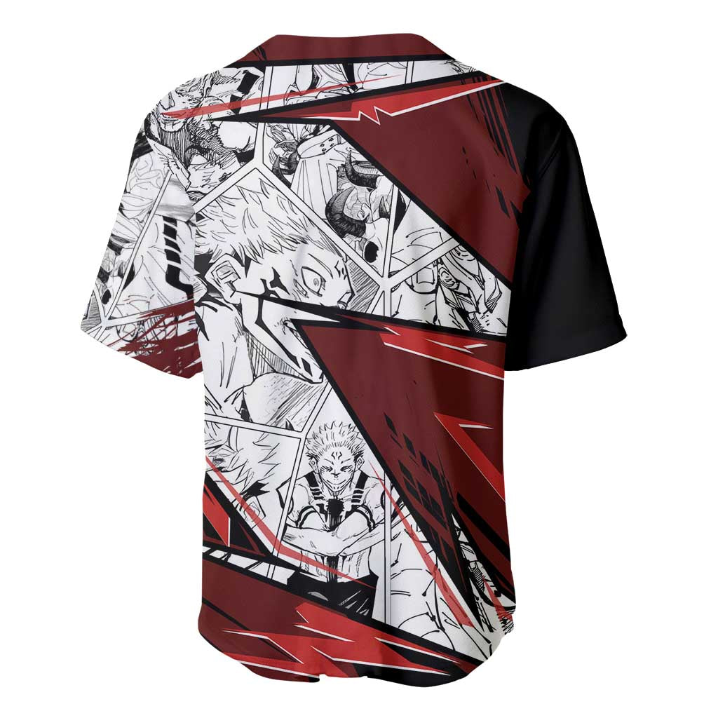 Ryomen Sukuna - Jujutsu Kaisen Baseball Jersey Anime Mix Manga Style