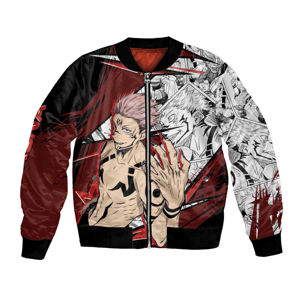 Ryomen Sukuna - Jujutsu Kaisen Bomber Jacket Anime Mix Manga Style