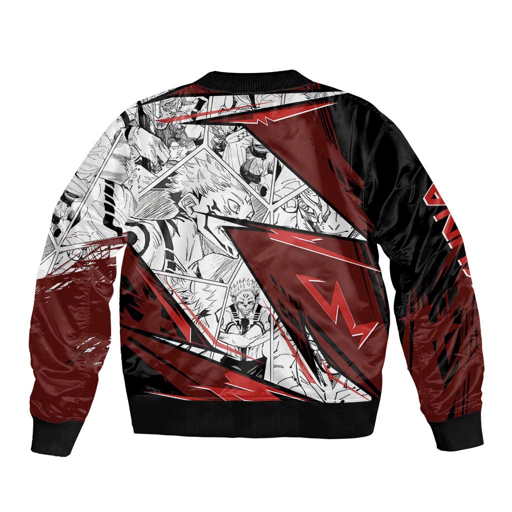 Ryomen Sukuna - Jujutsu Kaisen Bomber Jacket Anime Mix Manga Style