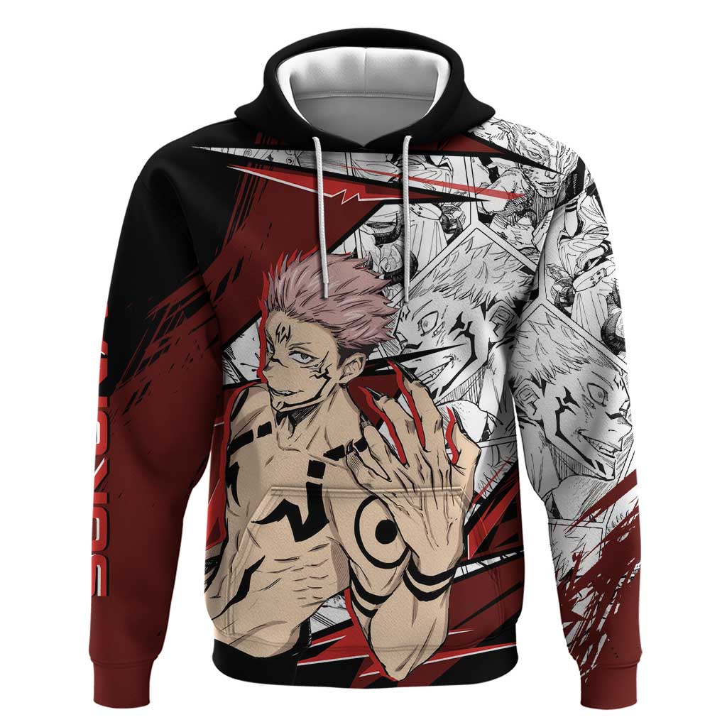Ryomen Sukuna - Jujutsu Kaisen Hoodie Anime Mix Manga Style