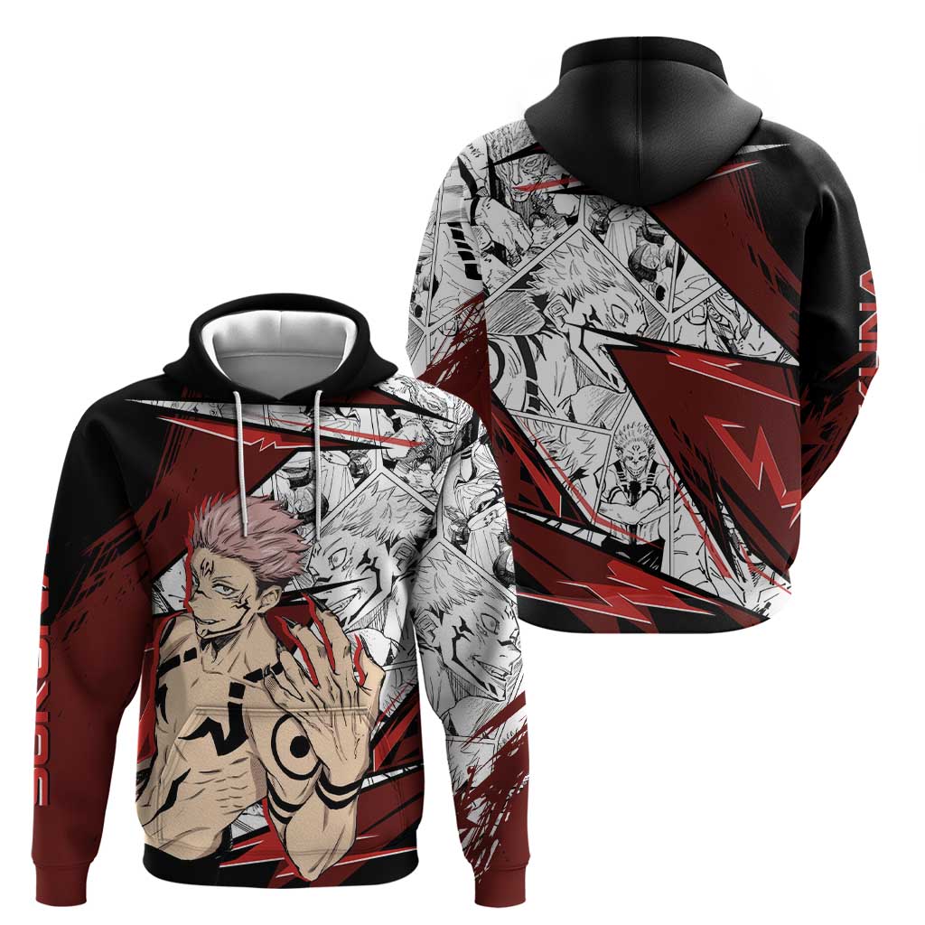 Ryomen Sukuna - Jujutsu Kaisen Hoodie Anime Mix Manga Style