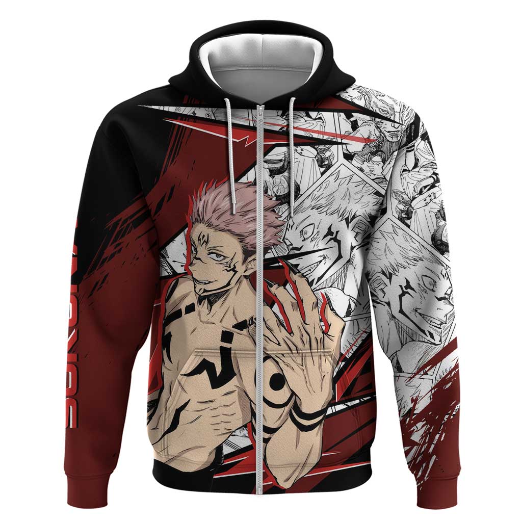 Ryomen Sukuna - Jujutsu Kaisen Hoodie Anime Mix Manga Style