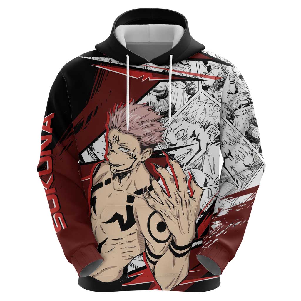 Ryomen Sukuna - Jujutsu Kaisen Hoodie Anime Mix Manga Style