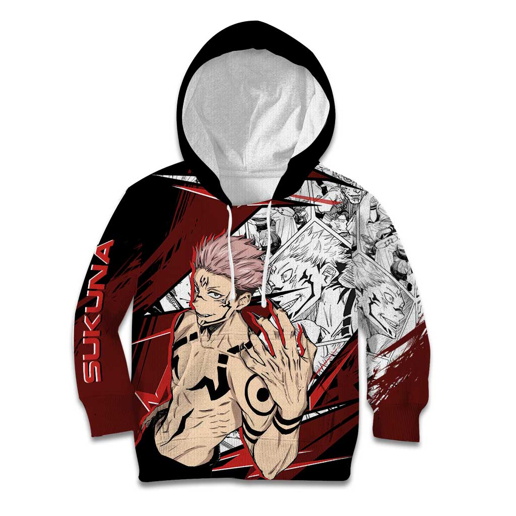 Ryomen Sukuna - Jujutsu Kaisen Kid Hoodie Anime Mix Manga Style