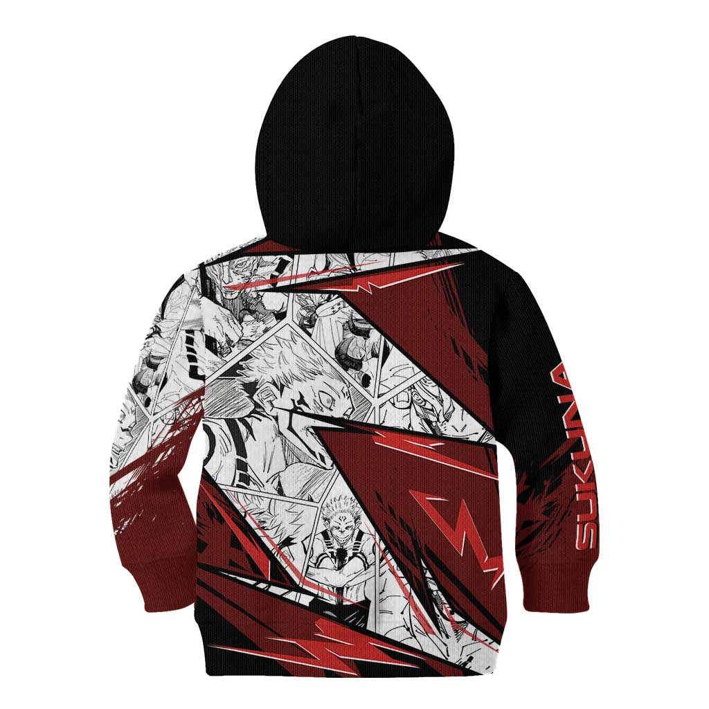 Ryomen Sukuna - Jujutsu Kaisen Kid Hoodie Anime Mix Manga Style