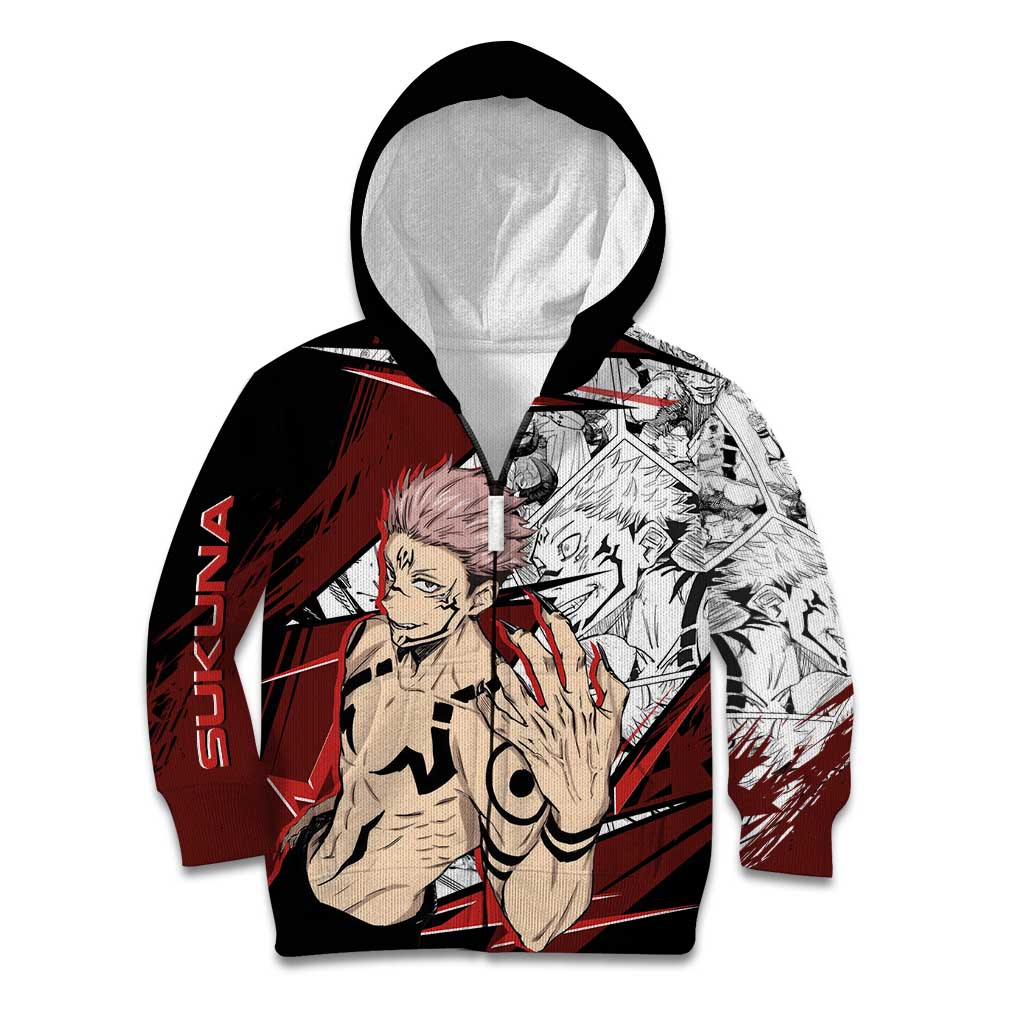Ryomen Sukuna - Jujutsu Kaisen Kid Hoodie Anime Mix Manga Style