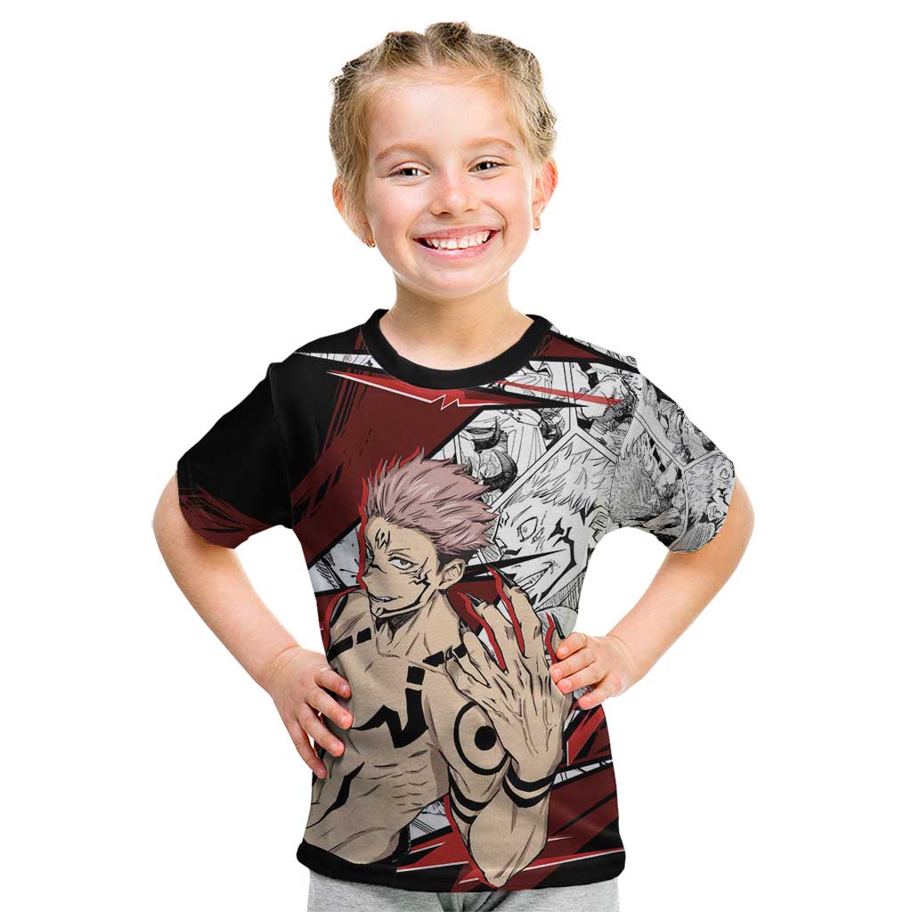Ryomen Sukuna - Jujutsu Kaisen Kid T Shirt Anime Mix Manga Style