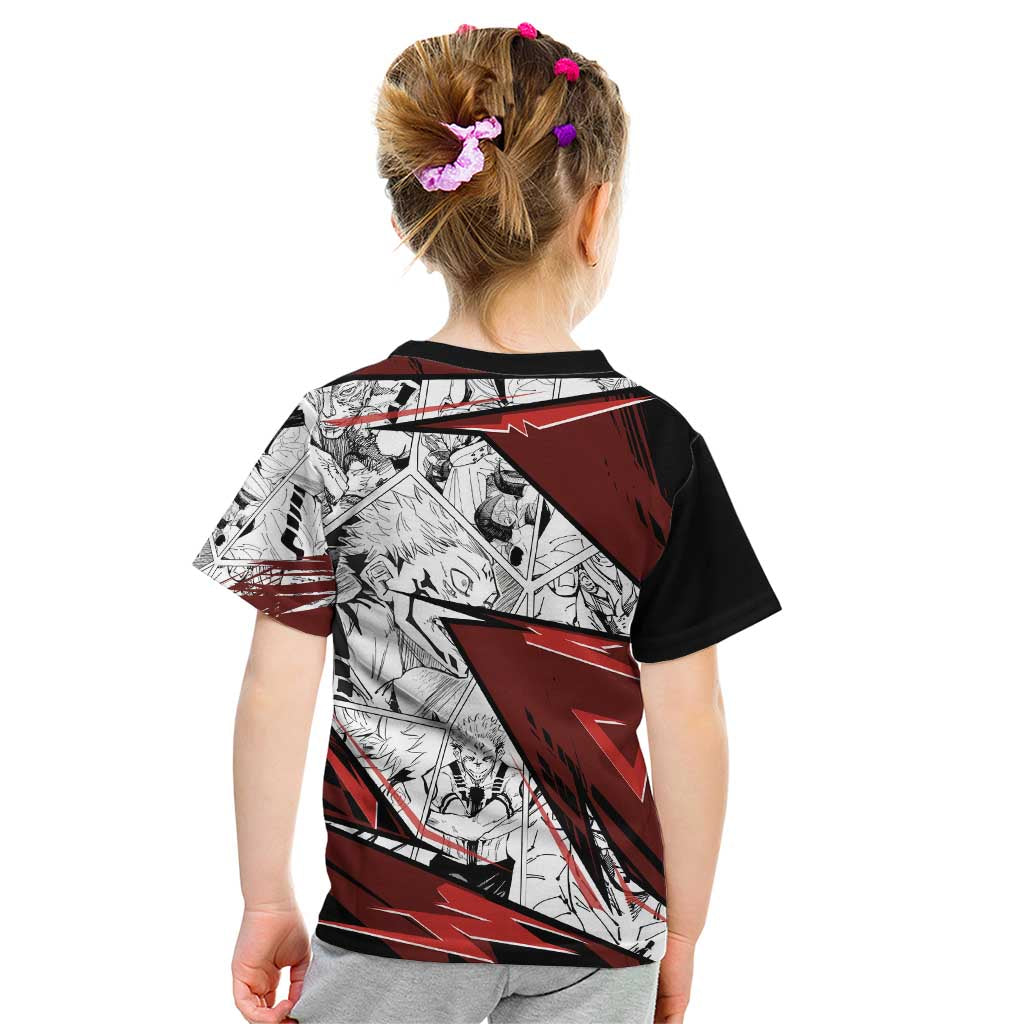 Ryomen Sukuna - Jujutsu Kaisen Kid T Shirt Anime Mix Manga Style