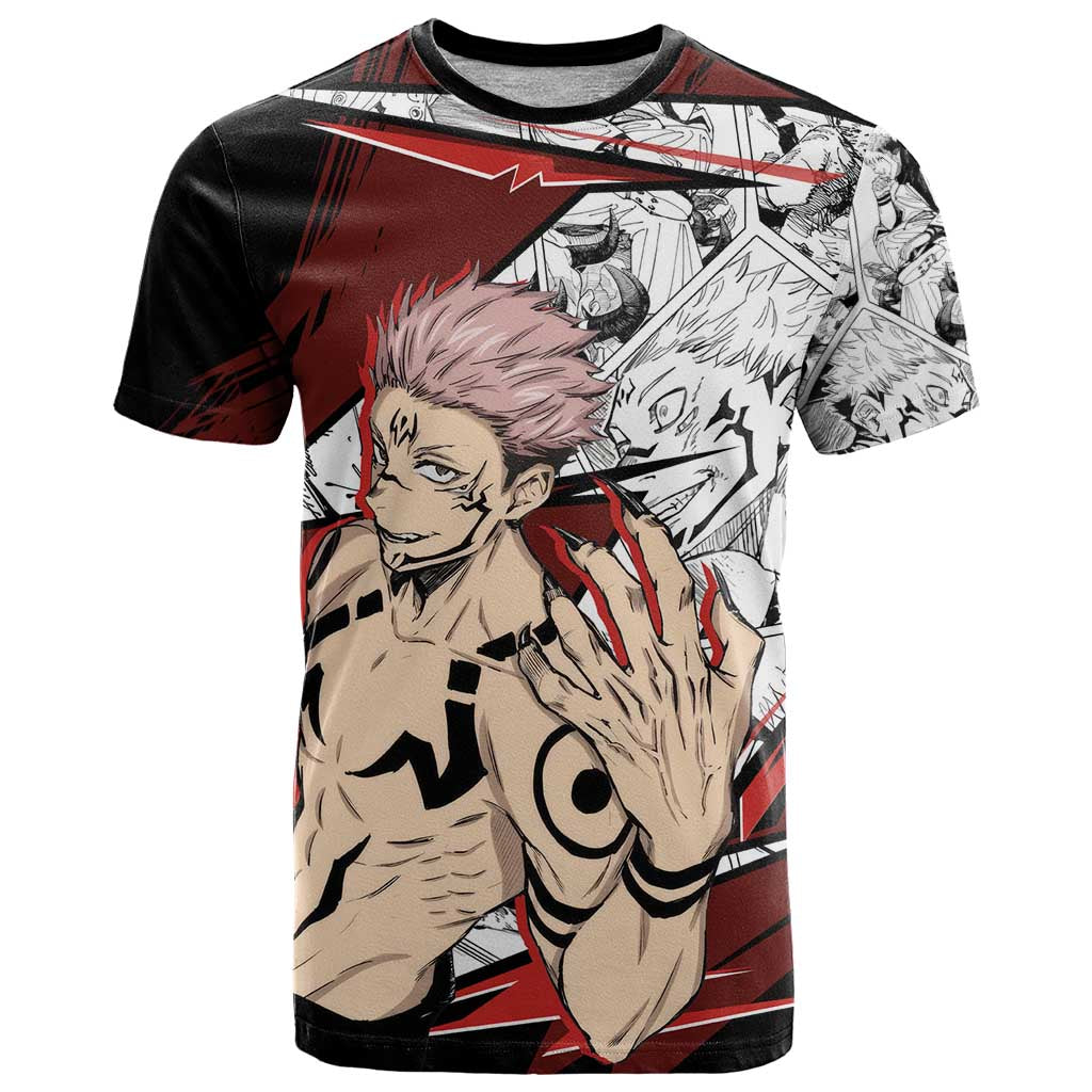 Ryomen Sukuna - Jujutsu Kaisen T Shirt Anime Mix Manga Style