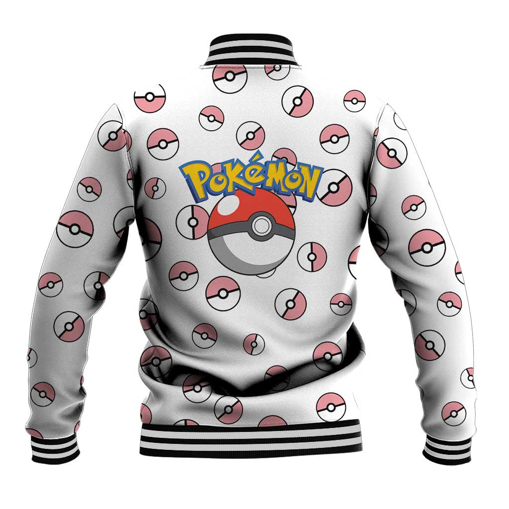 Sylveon - Poke Ball Baseball Jacket Anime Style