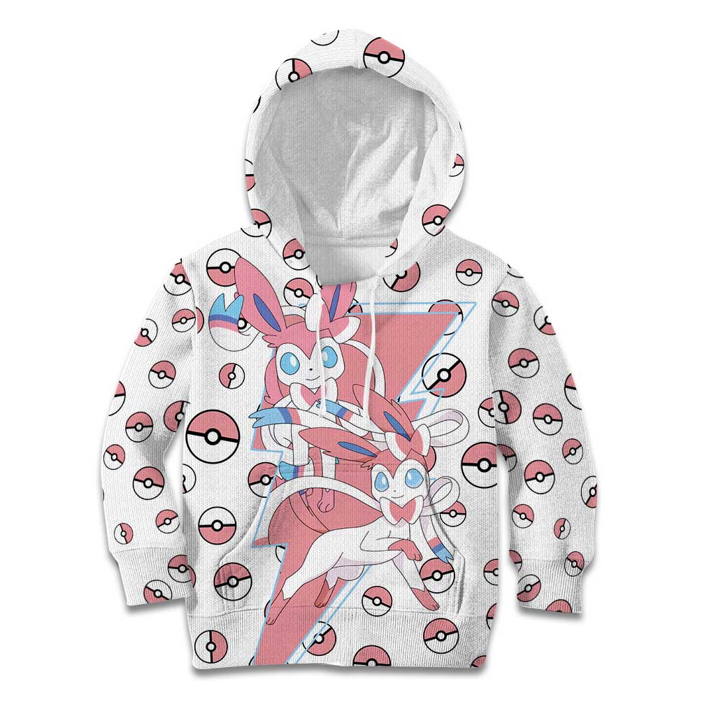 Sylveon - Poke Ball Kid Hoodie Anime Style