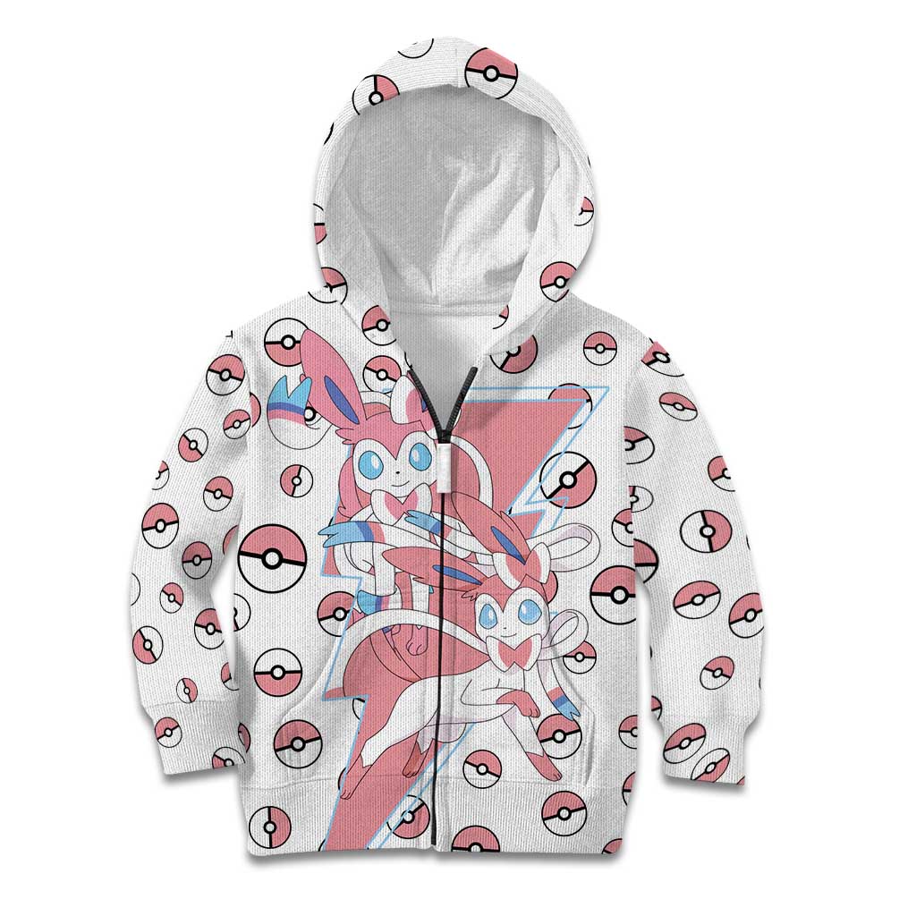 Sylveon - Poke Ball Kid Hoodie Anime Style