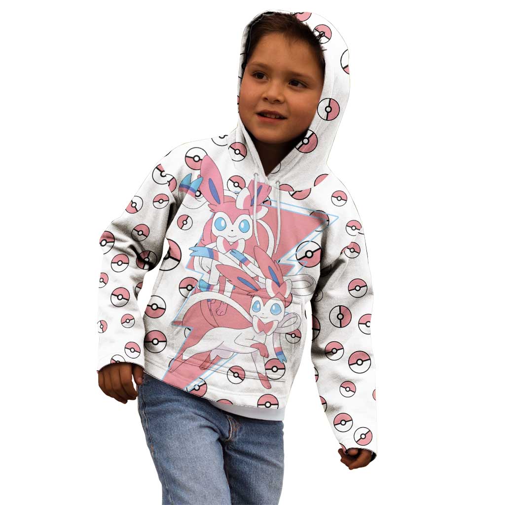 Sylveon - Poke Ball Kid Hoodie Anime Style