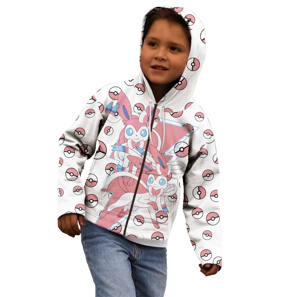 Sylveon - Poke Ball Kid Hoodie Anime Style