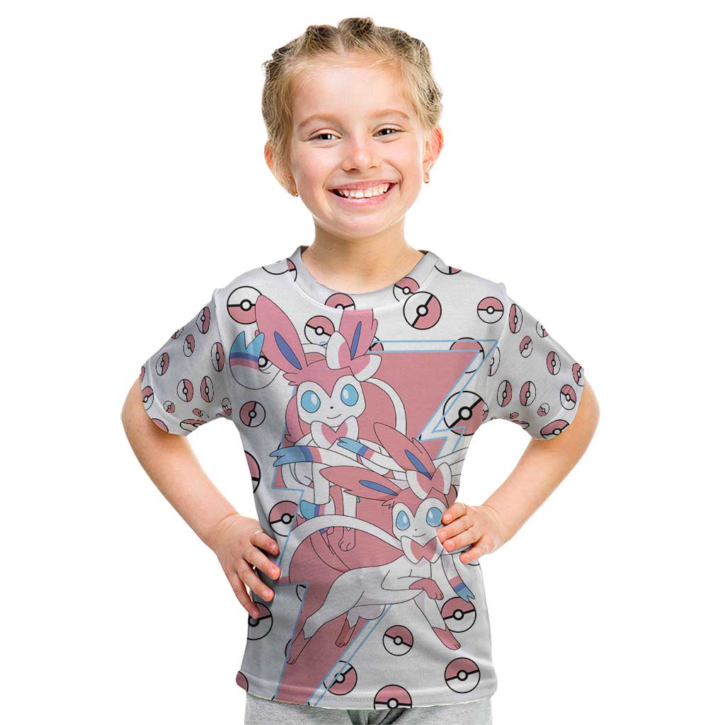 Sylveon - Poke Ball Kid T Shirt Anime Style