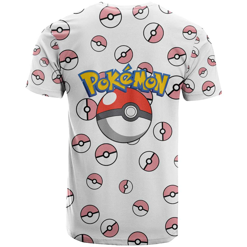Sylveon - Poke Ball T Shirt Anime Style