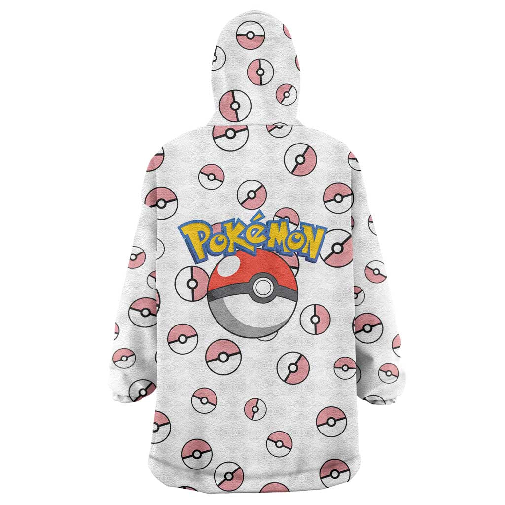 Sylveon - Poke Ball Wearable Blanket Hoodie Anime Style