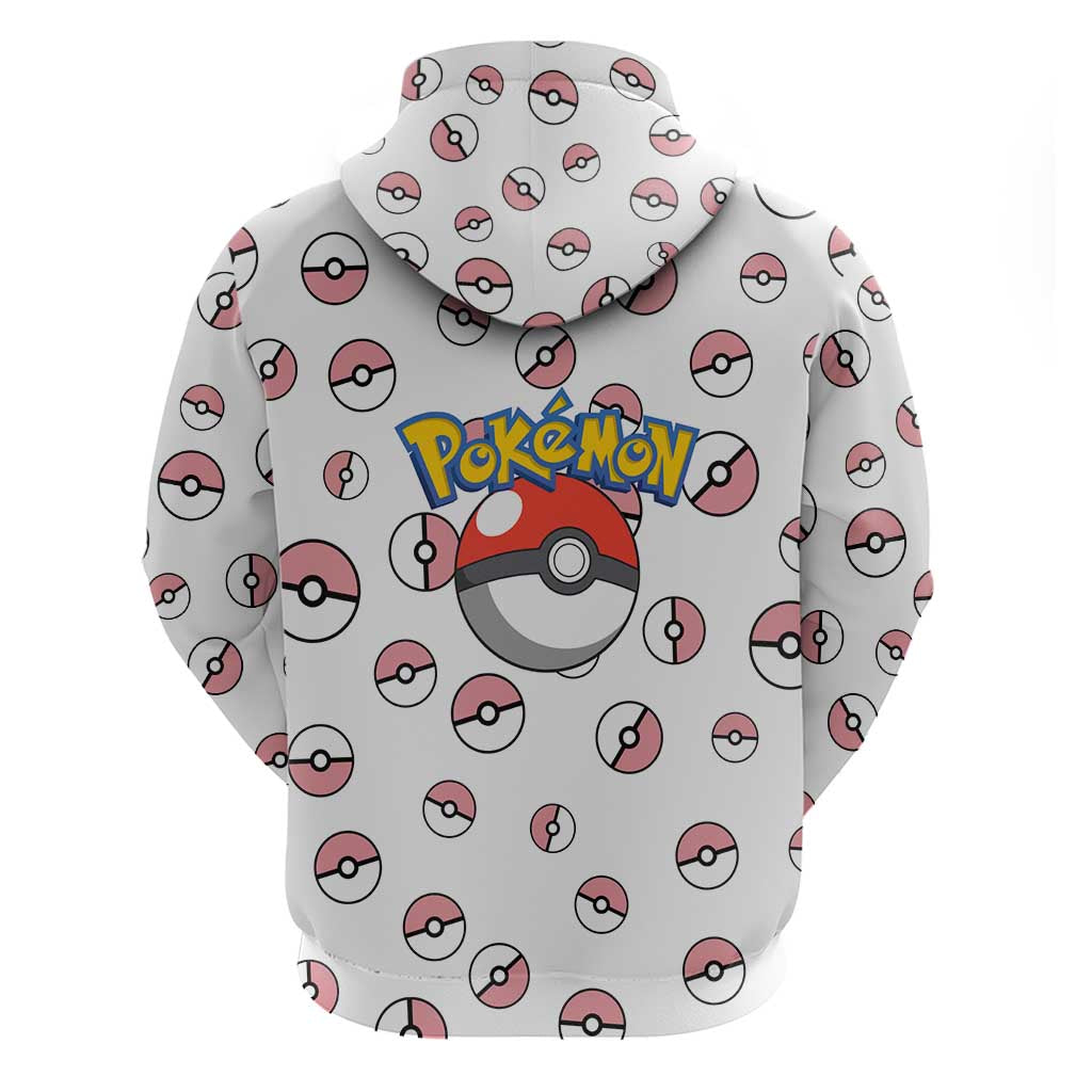 Sylveon - Poke Ball Zip Hoodie Anime Style