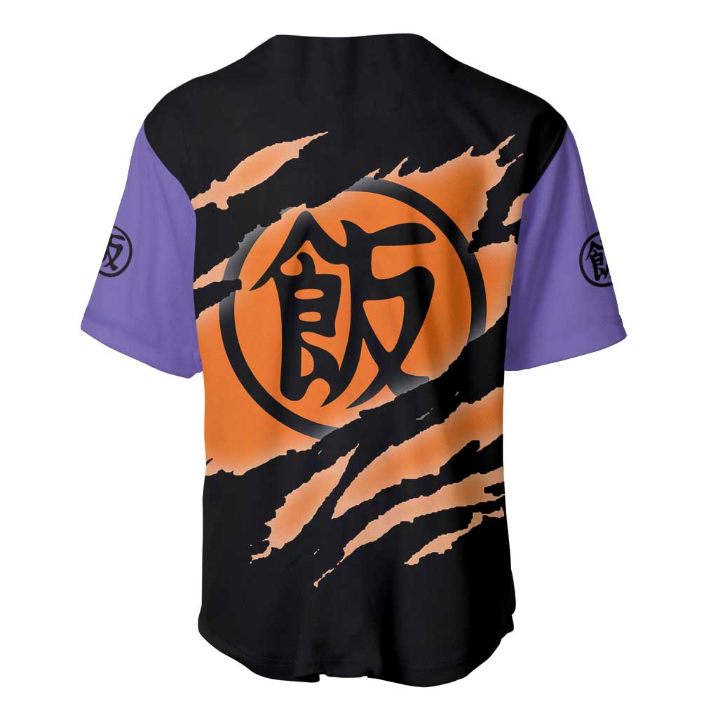 Son Gohan - Dragon Ball Baseball Jersey Anime Style