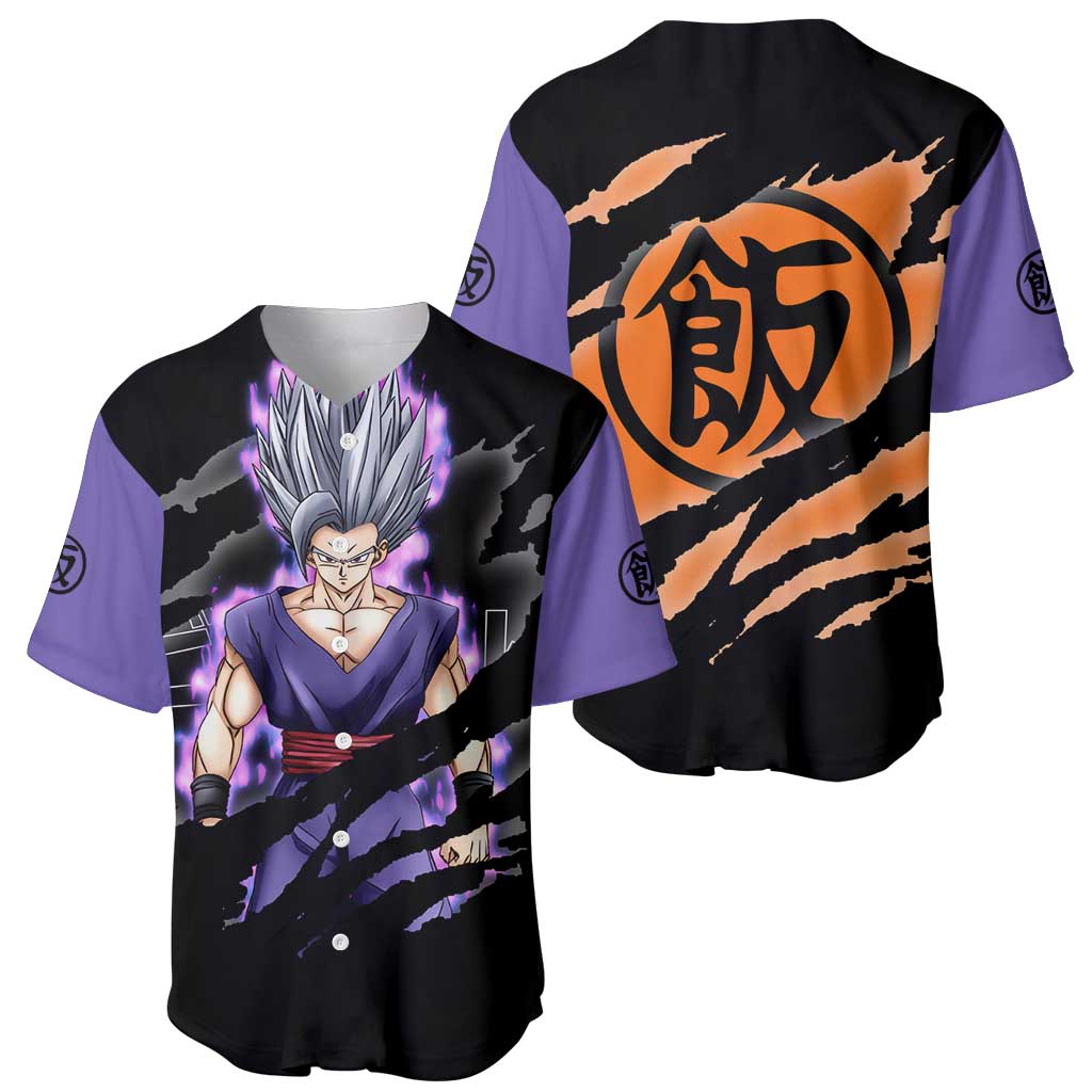 Son Gohan - Dragon Ball Baseball Jersey Anime Style