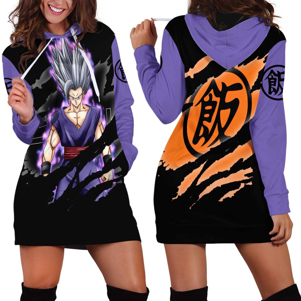 Son Gohan - Dragon Ball Hoodie Dress Anime Style