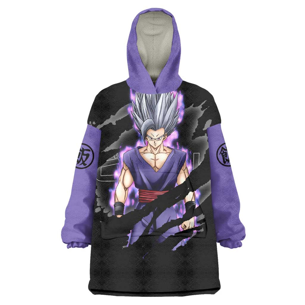 Son Gohan - Dragon Ball Wearable Blanket Hoodie Anime Style