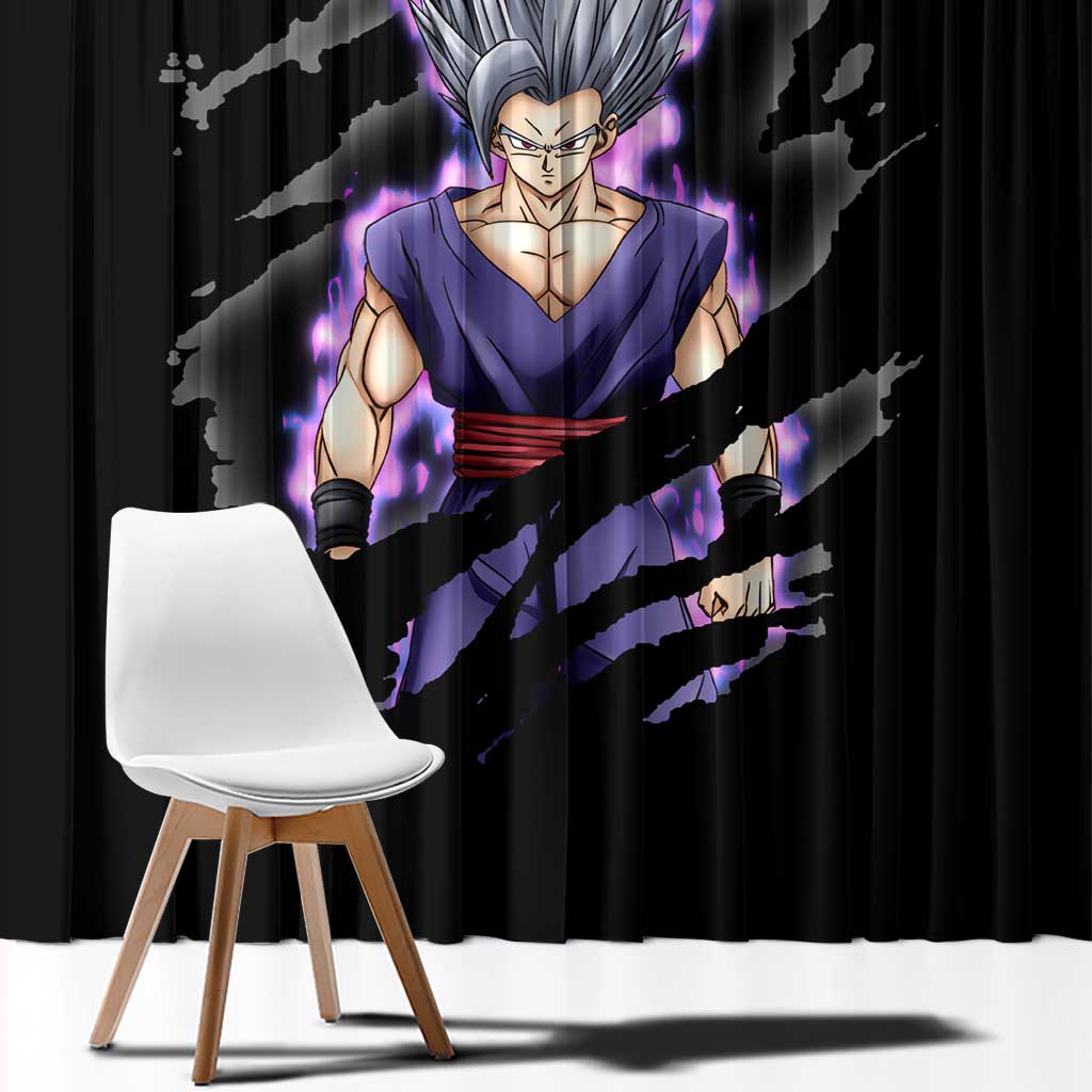 Son Gohan - Dragon Ball Window Curtain Anime Style