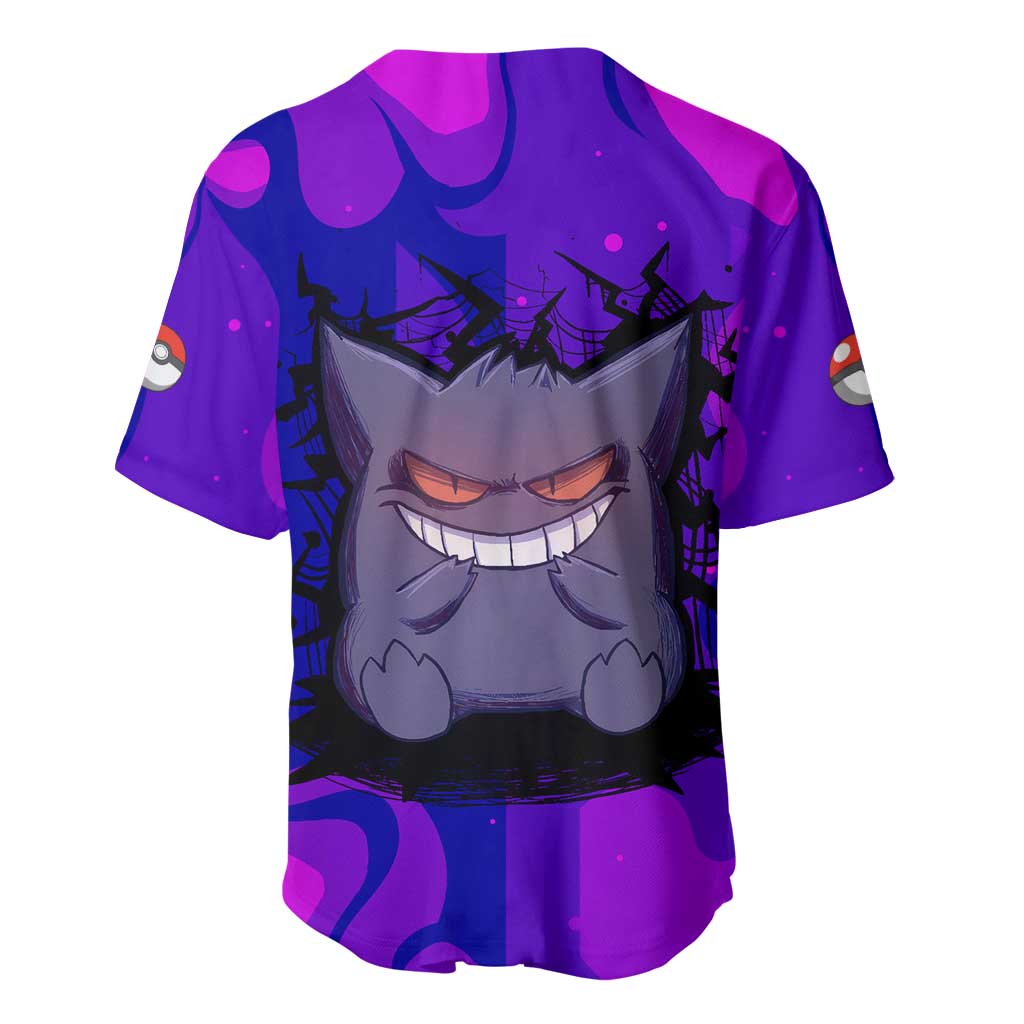 Gengar - Poke Baseball Jersey Anime Style