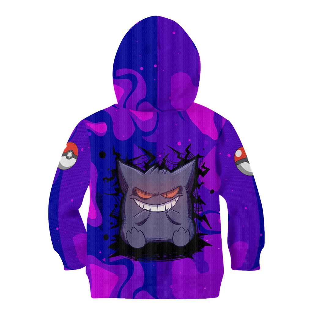 Gengar - Poke Kid Hoodie Anime Style