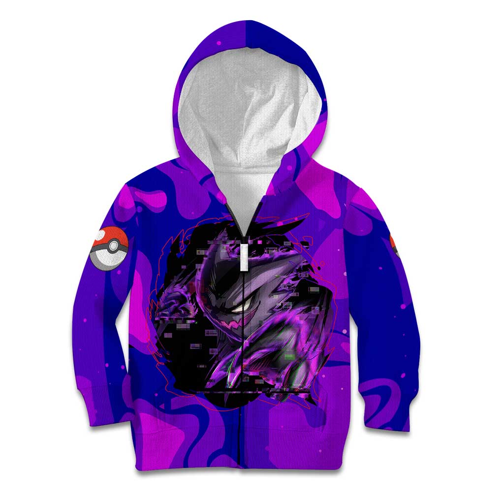 Gengar - Poke Kid Hoodie Anime Style