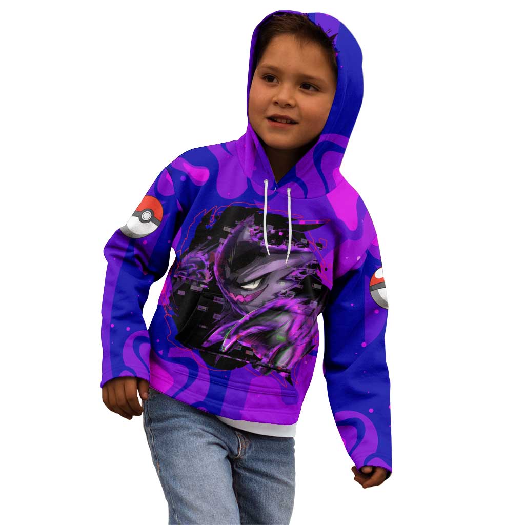 Gengar - Poke Kid Hoodie Anime Style