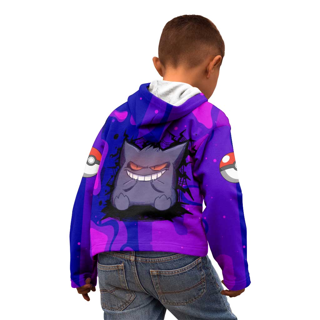 Gengar - Poke Kid Hoodie Anime Style