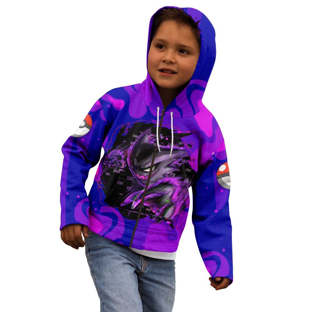 Gengar - Poke Kid Hoodie Anime Style