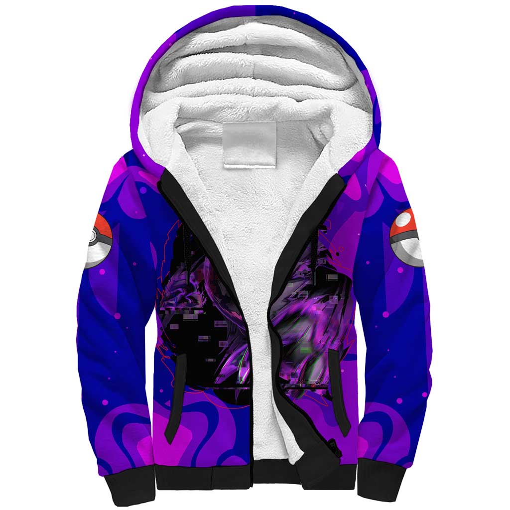 Gengar - Poke Sherpa Hoodie Anime Style
