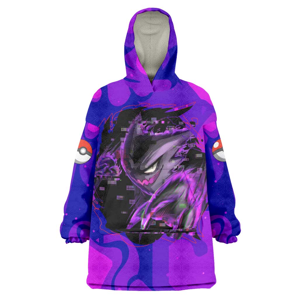 Gengar - Poke Wearable Blanket Hoodie Anime Style