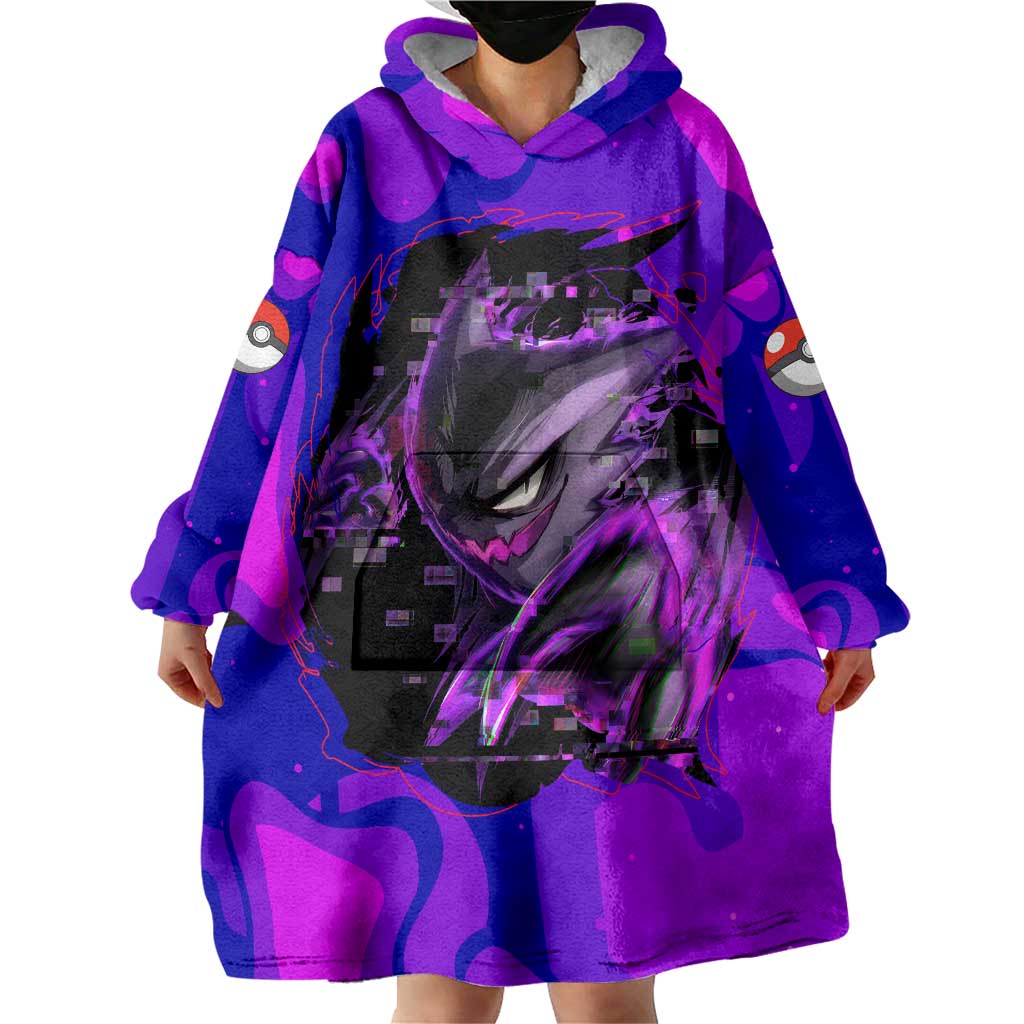 Gengar - Poke Wearable Blanket Hoodie Anime Style