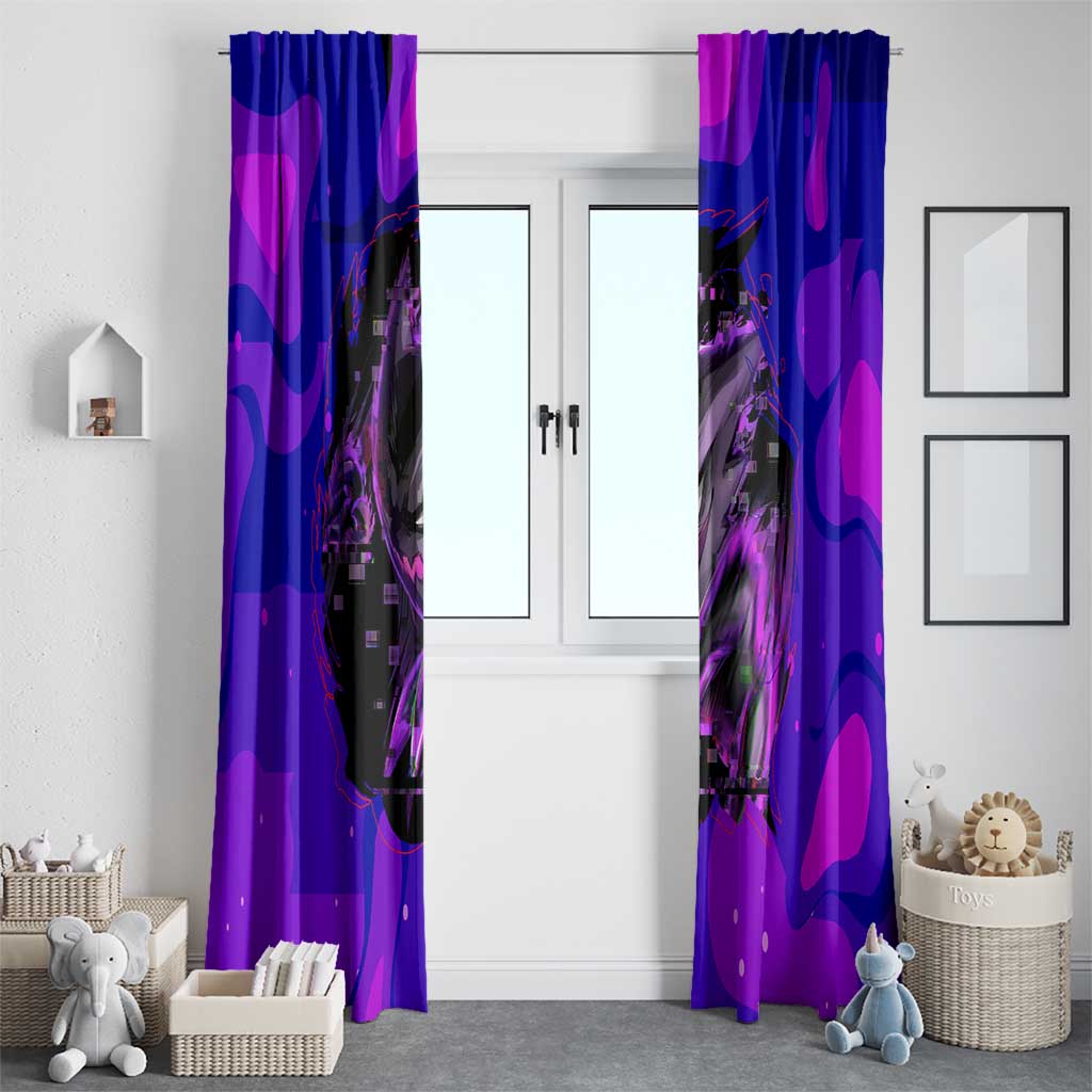 Gengar - Poke Window Curtain Anime Style