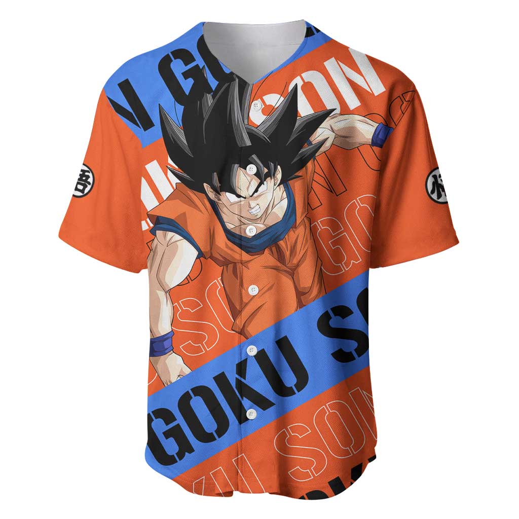 Kakarot Son Goku - Dragon Ball Z Baseball Jersey Anime Style
